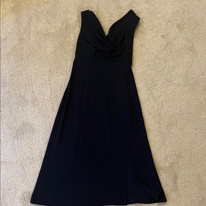Adrianna Papell Sleeveless Dress with draped neckline.